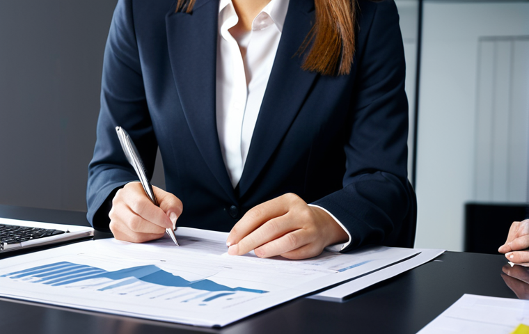 CPA 자격증으로 가능한 업종 - Corporate Financial Leadership**

"A professional CFO in a modern office setting, reviewing financia...