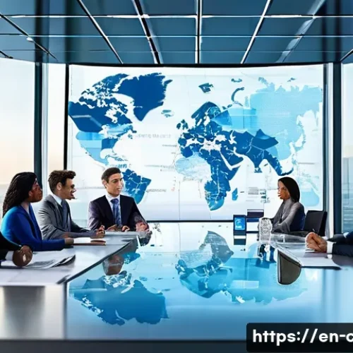 CPA 글로벌 시험과 국내 시험 차이 - **Prompt 1: The Global CPA Professional Navigating Interconnected Finance**
    "A diverse group of ...