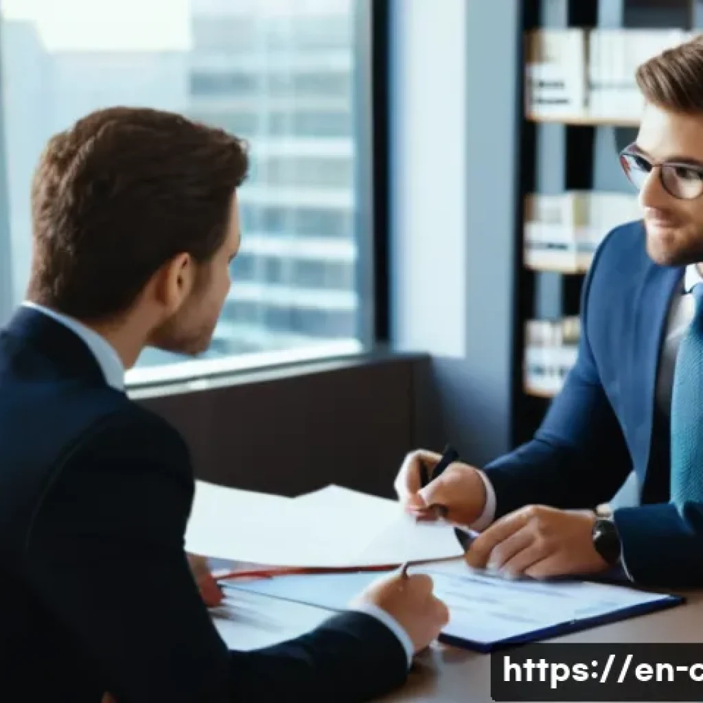 공인회계사와 윤리적 딜레마 - A professional CPA office scene showing a confident accountant in business attire educating a client...