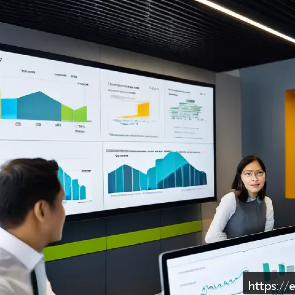 공인회계사와 환경 회계 - A modern corporate office setting where a diverse team of financial auditors and environmental scien...